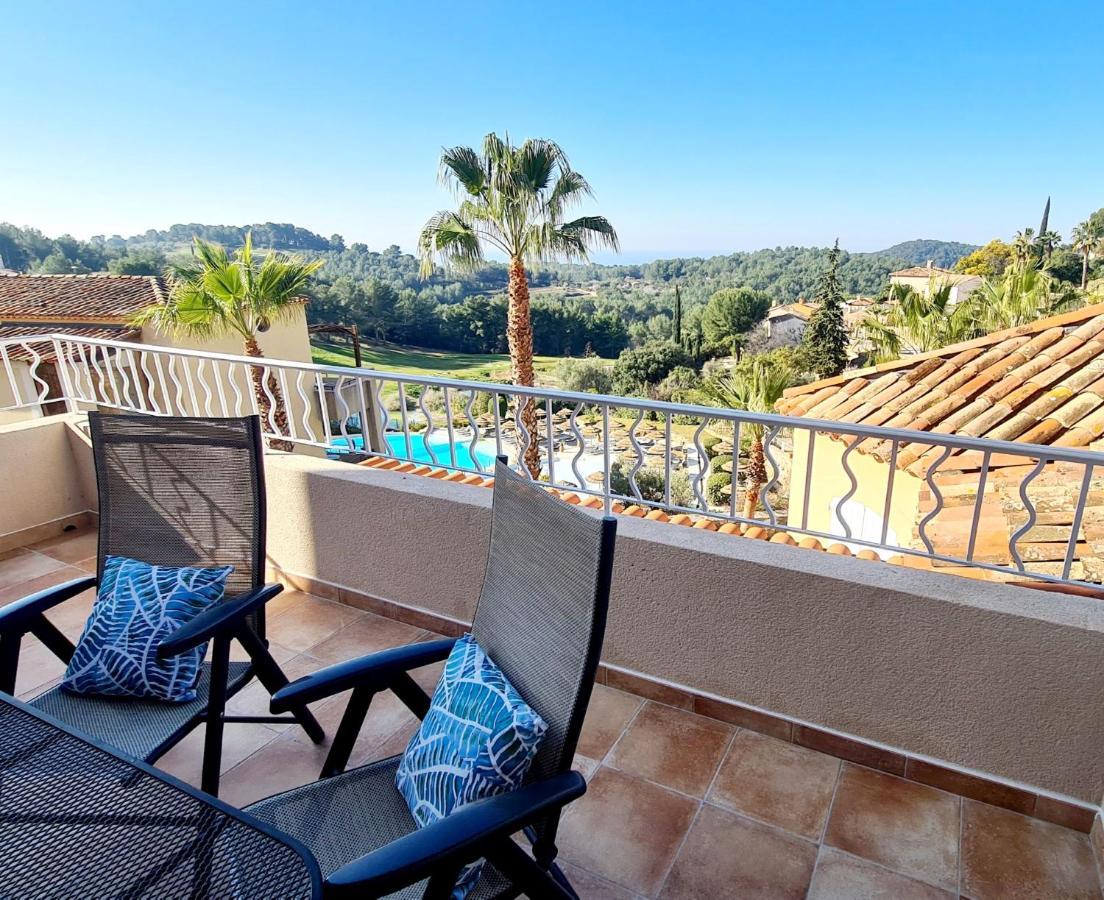 Hameau Des Amandiers Vue Mer - Piscine, Golf Et Tennis Prive Saint-Cyr-sur-Mer Eksteriør bilde